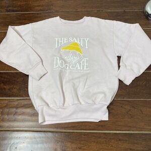Girls The Salty Dog Cafe Pink Sweatshirt Light Pink Size Youth Medium